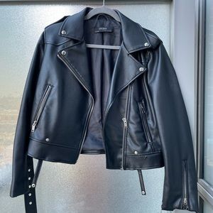 Zara Leather Jacket Large